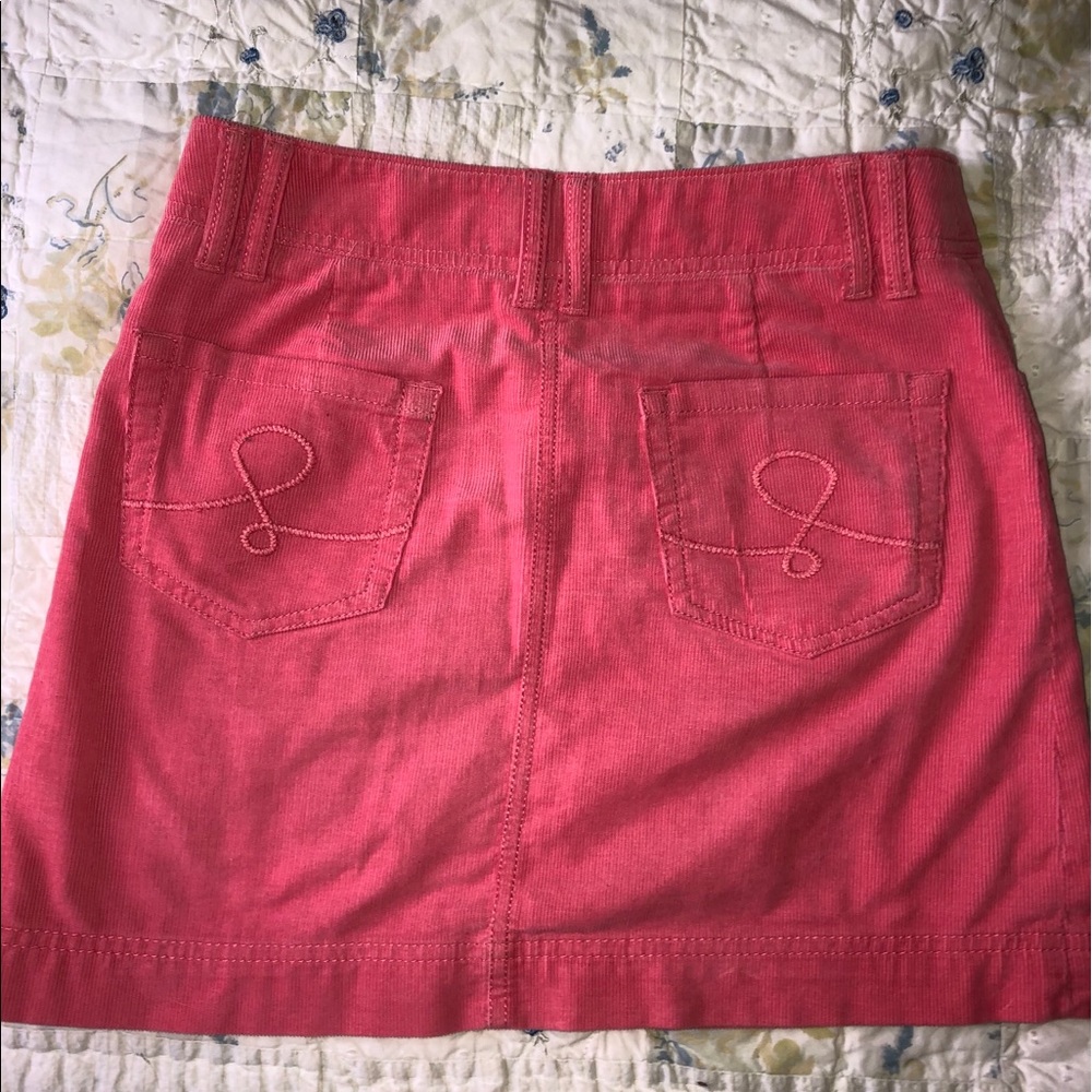 Lilly Pulitzer corduroy palm beach fit skirt pink - Picture 3 of 4
